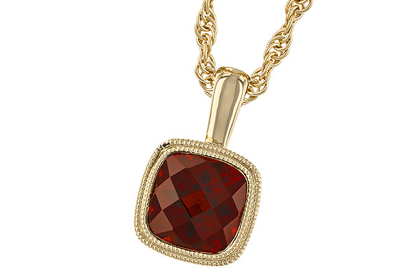 E328-78814: NECKLACE 1.22 CT GARNET