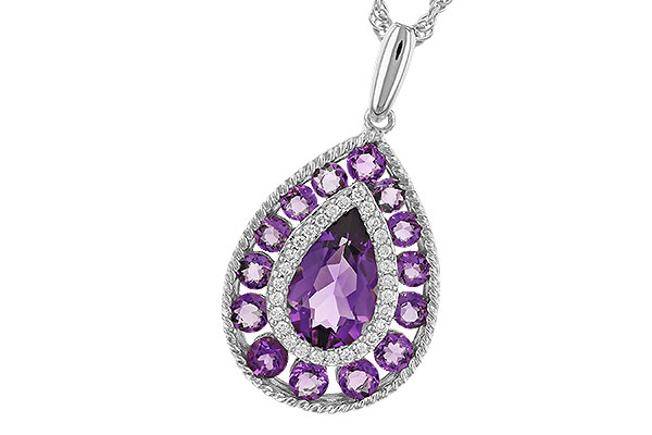 E328-80559: NECK 1.95 TW AMETHYST 2.05 TGW