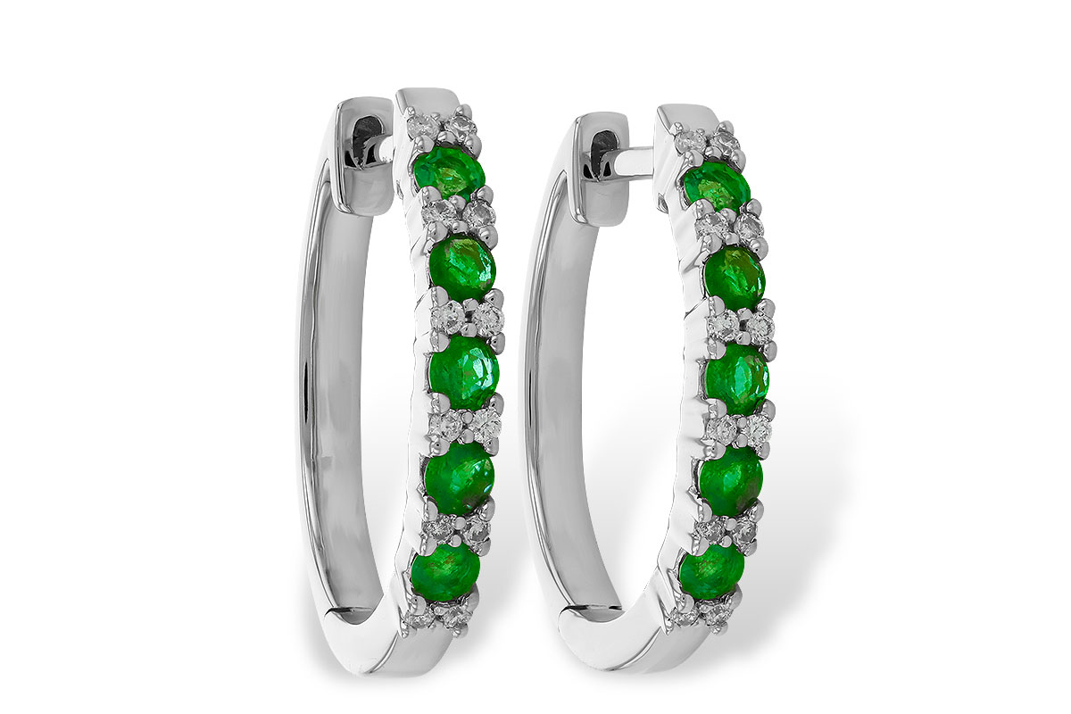 E328-80605: EARR .40 EMERALD .50 TGW