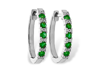 E328-80605: EARR .40 EMERALD .50 TGW
