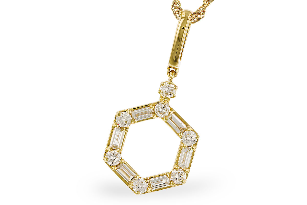 E329-64268: NECKLACE .14 BAG .35 TW