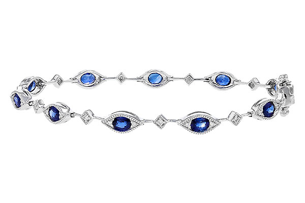 E329-65168: BRACELET 2.31 SAPPHIRE 2.50 TGW (7")