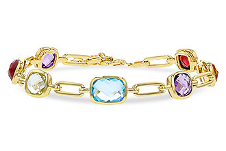 E329-67868: BRACELET 8.87 TW SEMI-PREC (GT,CIT,AMY,G.AMY,BT)