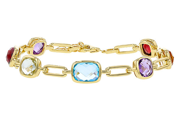 E329-67868: BRACELET 8.87 TW SEMI-PREC (GT,CIT,AMY,G.AMY,BT)