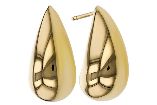 E329-69677: GOLD EARRINGS (20MM)