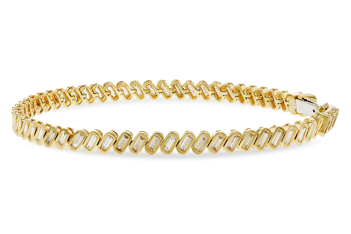 E329-70605: BRACELET 2.05 TW BAGUETTE (7")