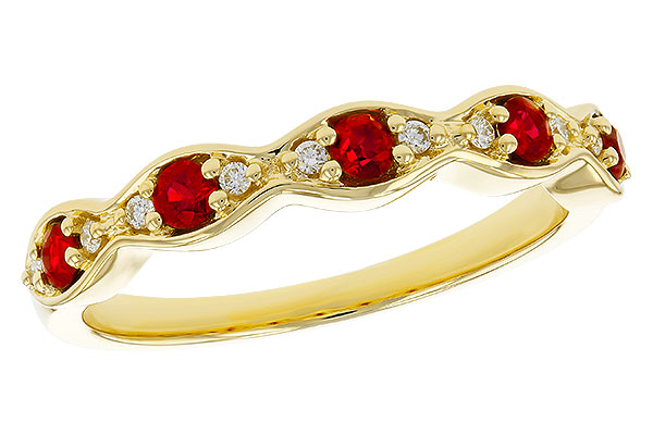 E329-72386: LDS WED RG .28 RUBY .34 TGW