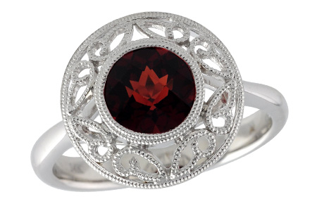 F241-47877: LDS RG 1.54 CT GARNET