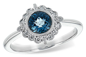 F244-19668: LDS RG .93 BLUE TOPAZ 1.05 TGW