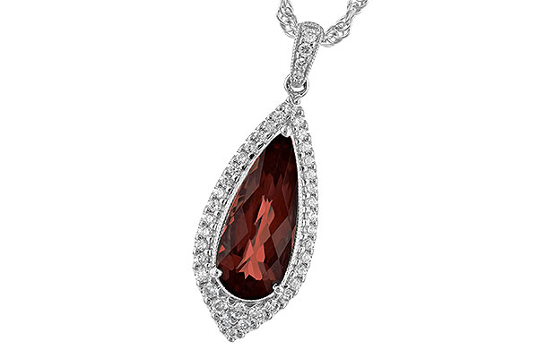 F244-21495: NECK 2.27 GARNET 2.52 TGW