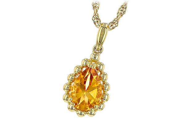 F244-22432: NECKLACE 1.06 CT CITRINE