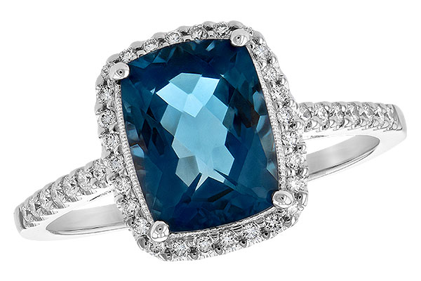 F244-26986: LDS RG 2.42 LONDON BLUE TOPAZ 2.62 TGW