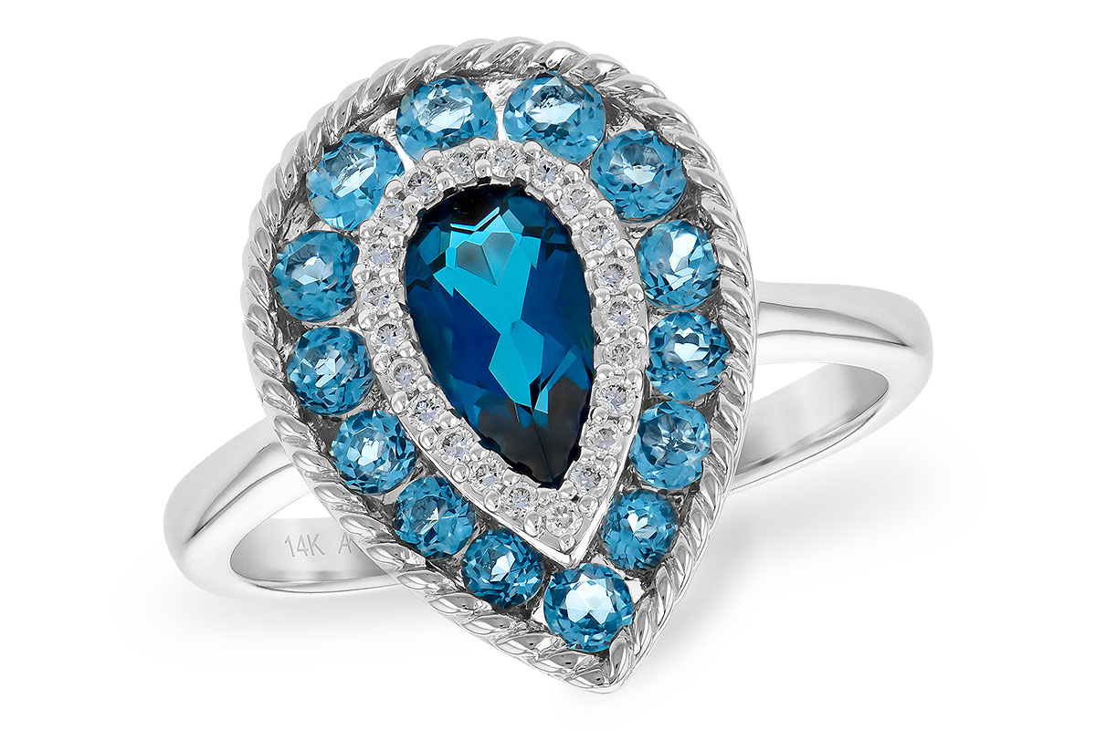 F245-13350: LDS RG 1.52 TW BLUE TOPAZ 1.60 TGW