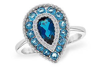 F245-13350: LDS RG 1.52 TW BLUE TOPAZ 1.60 TGW