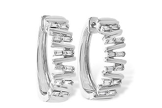F245-14259: EARR .30 TW BAGUETTE DIAS