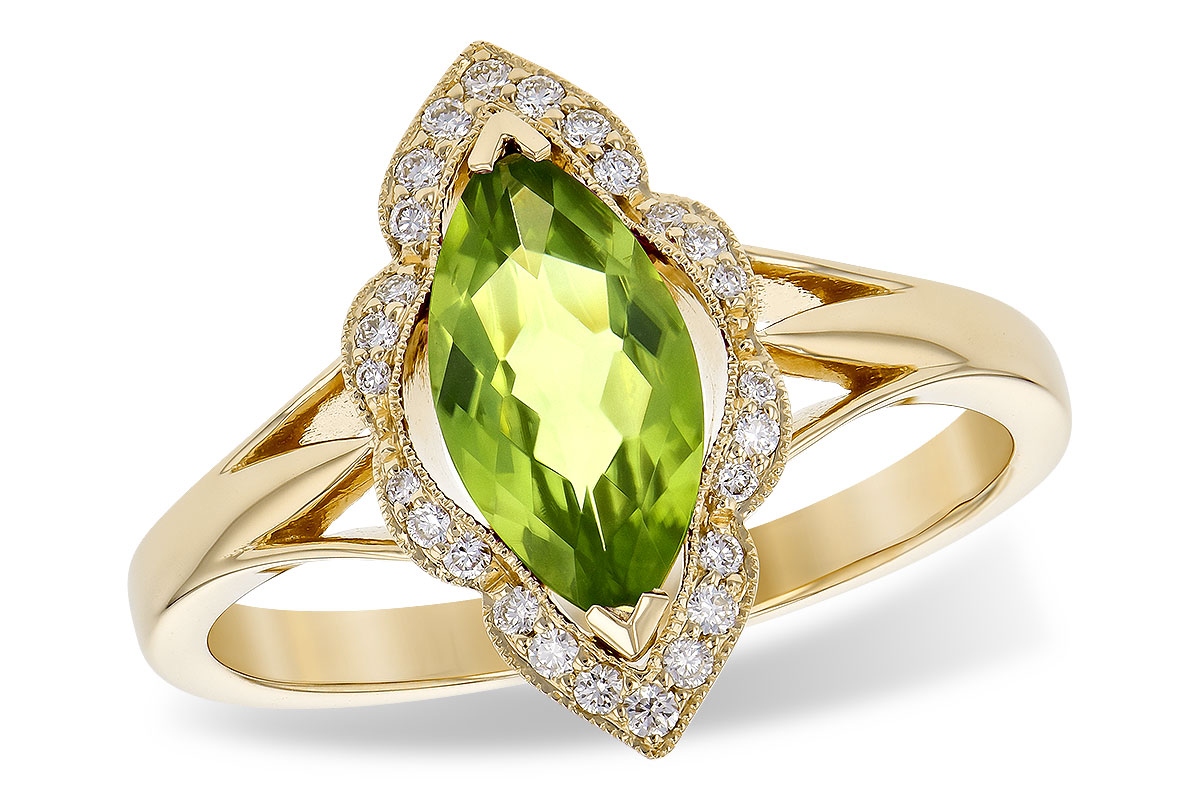 F245-15159: LDS RG .94 PERIDOT 1.05 TGW