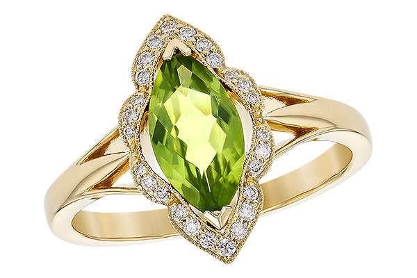 F245-15159: LDS RG .94 PERIDOT 1.05 TGW