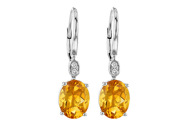 F245-17823: EARR 3.20 TW CITRINE 3.25 TGW (9x7MM CIT)