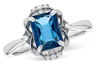 F327-85123: LDS RG 1.70 LONDON BLUE TOPAZ 1.76 TGW