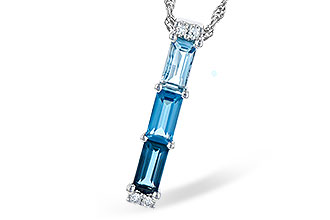 F327-85141: NECK 1.26 BLUE TOPAZ 1.30 TGW