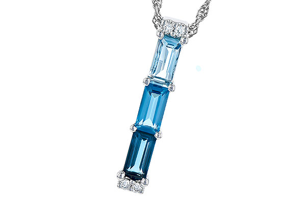 F327-85141: NECK 1.26 BLUE TOPAZ 1.30 TGW