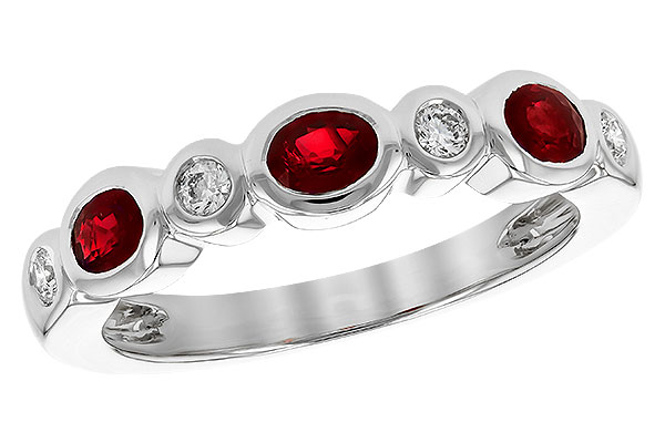 F327-85177: LDS WED RG .55 RUBY .68 TGW