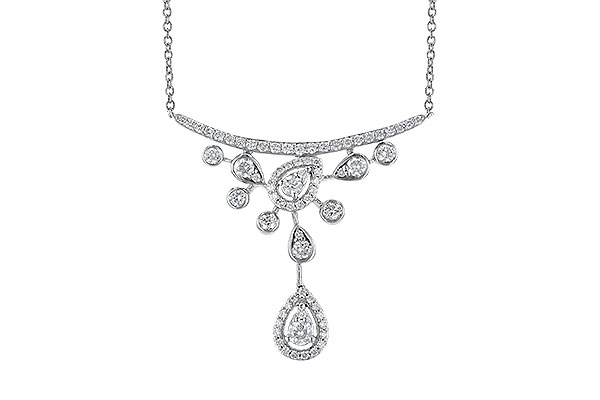 F327-86014: NECKLACE .65 TW