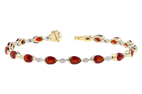 F327-86023: BRACELET 6.44 GARNET 6.60 TGW