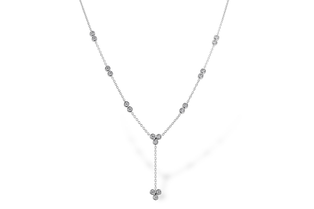 F328-74259: NECKLACE .32 TW (18")