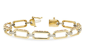 F328-78759: BRACELET .25 TW (7.5" - G244-24232 WITH LARGER LINKS)