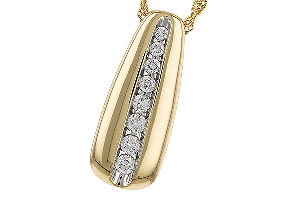 F328-81468: NECKLACE .25 TW