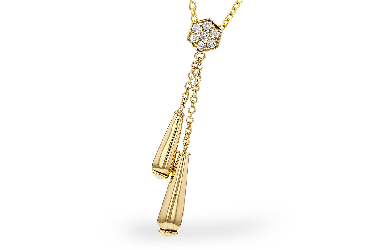 F329-65141: NECKLACE .11 TW