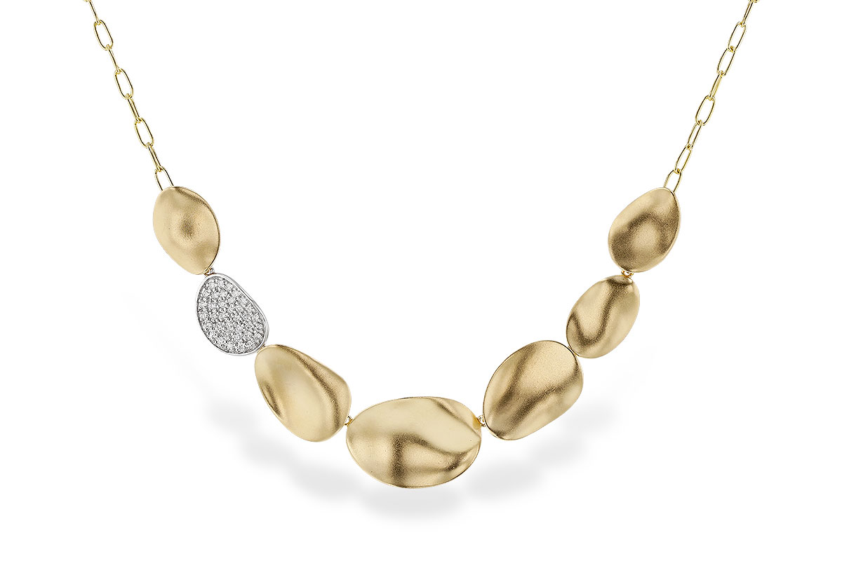 F329-65168: NECKLACE .38 TW (18")
