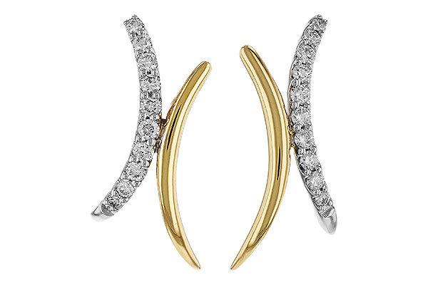 F329-68795: EARRINGS .15 TW