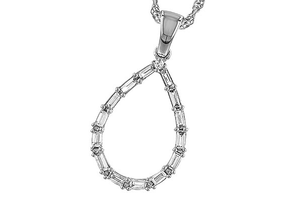 F329-69659: NECKLACE .27 BAG .28 TW