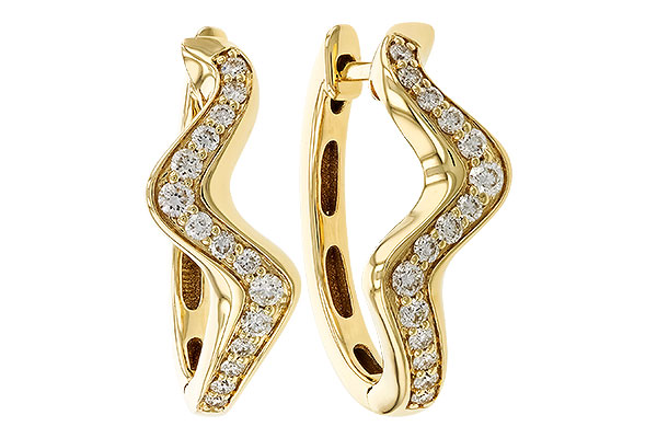 F329-69695: EARRINGS .40 TW