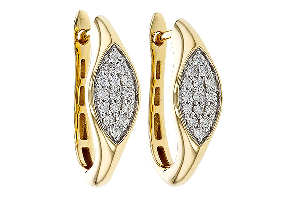 F329-71459: EARRINGS .25 TW