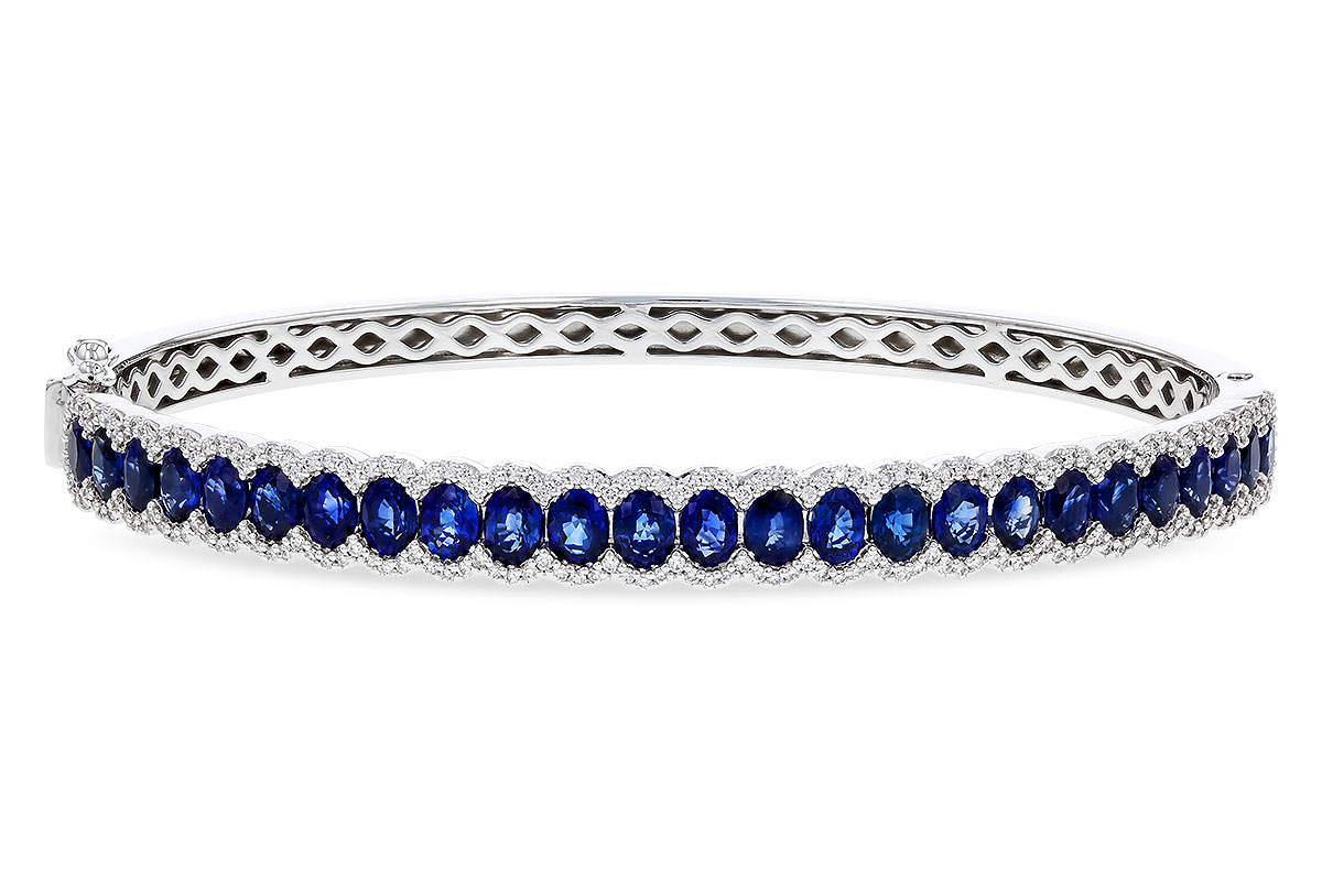 F329-71468: BANGLE 5.09 TW SAPPHIRE 5.65 TGW