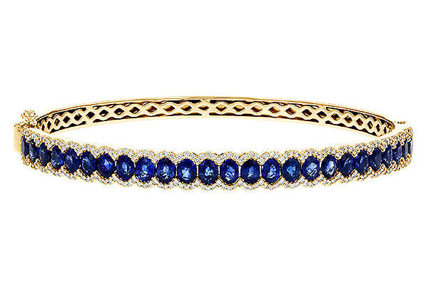 F329-71468: BANGLE 5.09 TW SAPPHIRE 5.65 TGW