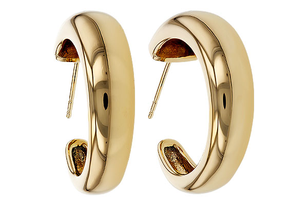 F329-71477: GOLD EARRINGS (20MM)