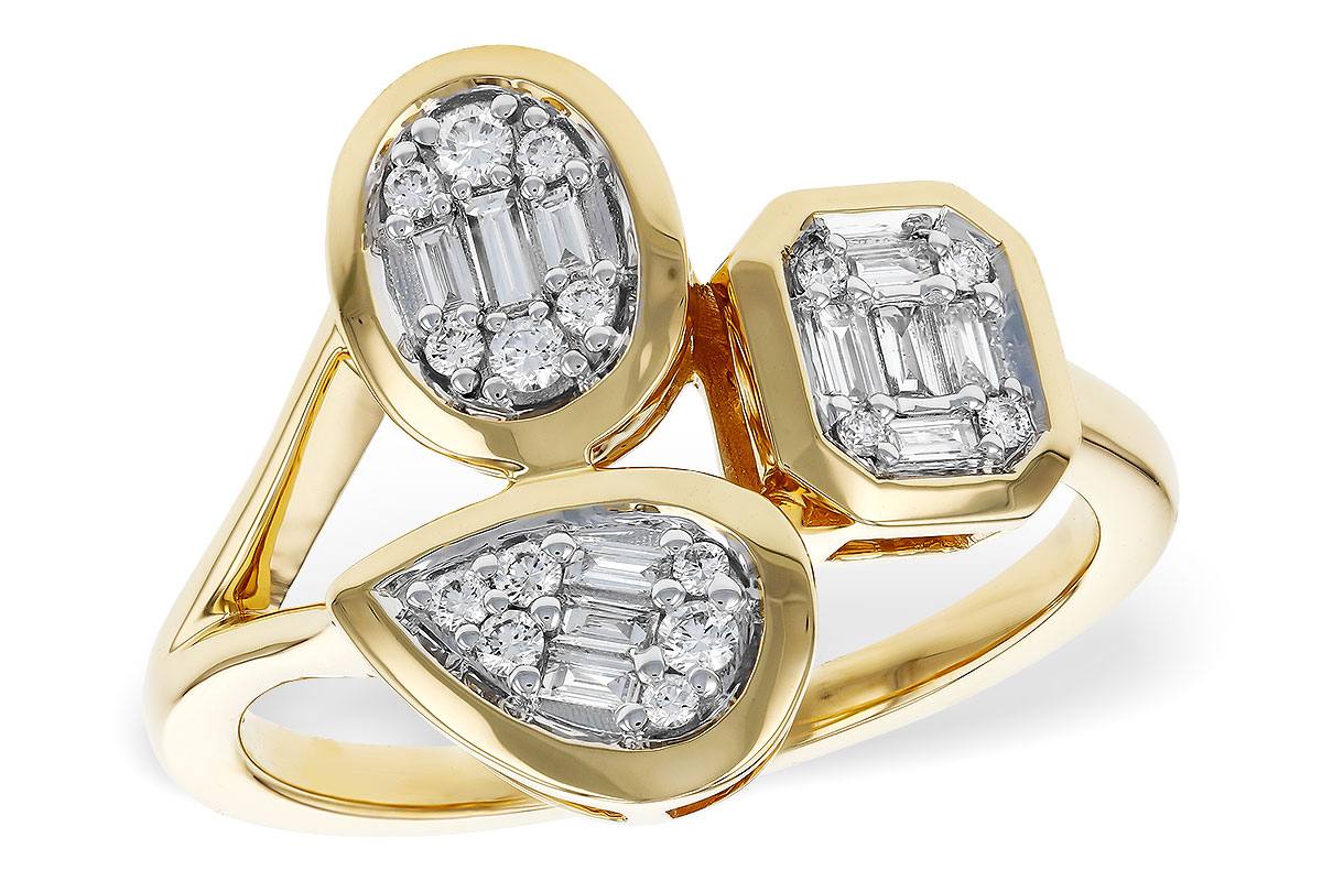 F329-72423: LDS DIA RG .12 TW BAGUETTE .25 TW