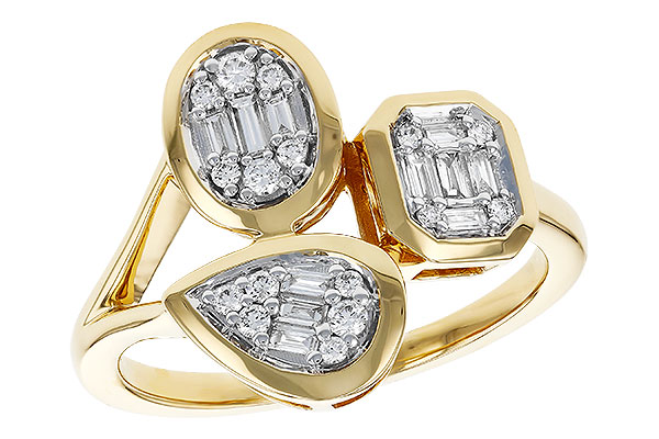 F329-72423: LDS DIA RG .12 TW BAGUETTE .25 TW