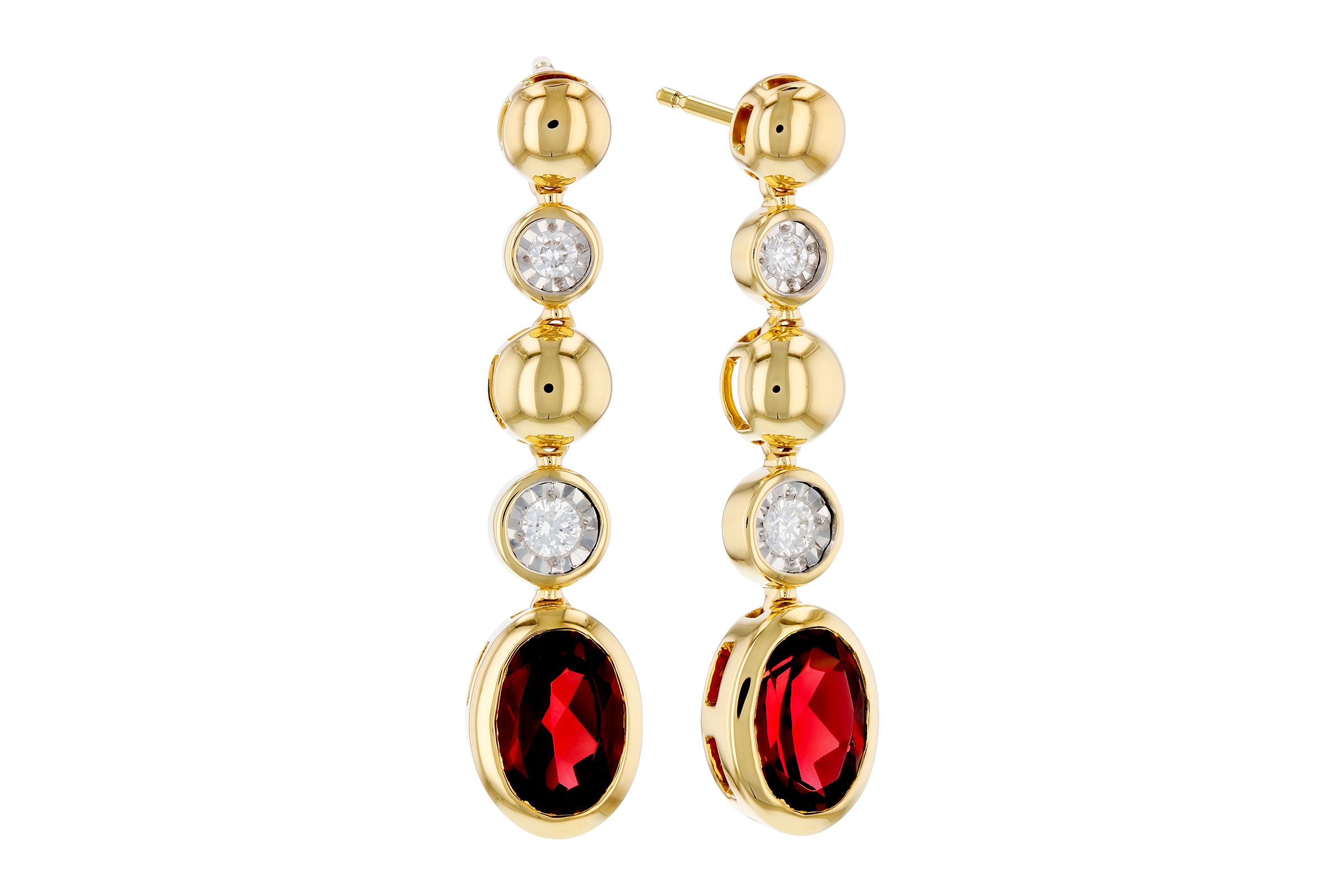 F330-56068: EARRINGS 1.76 TW GARNET 1.86 TGW