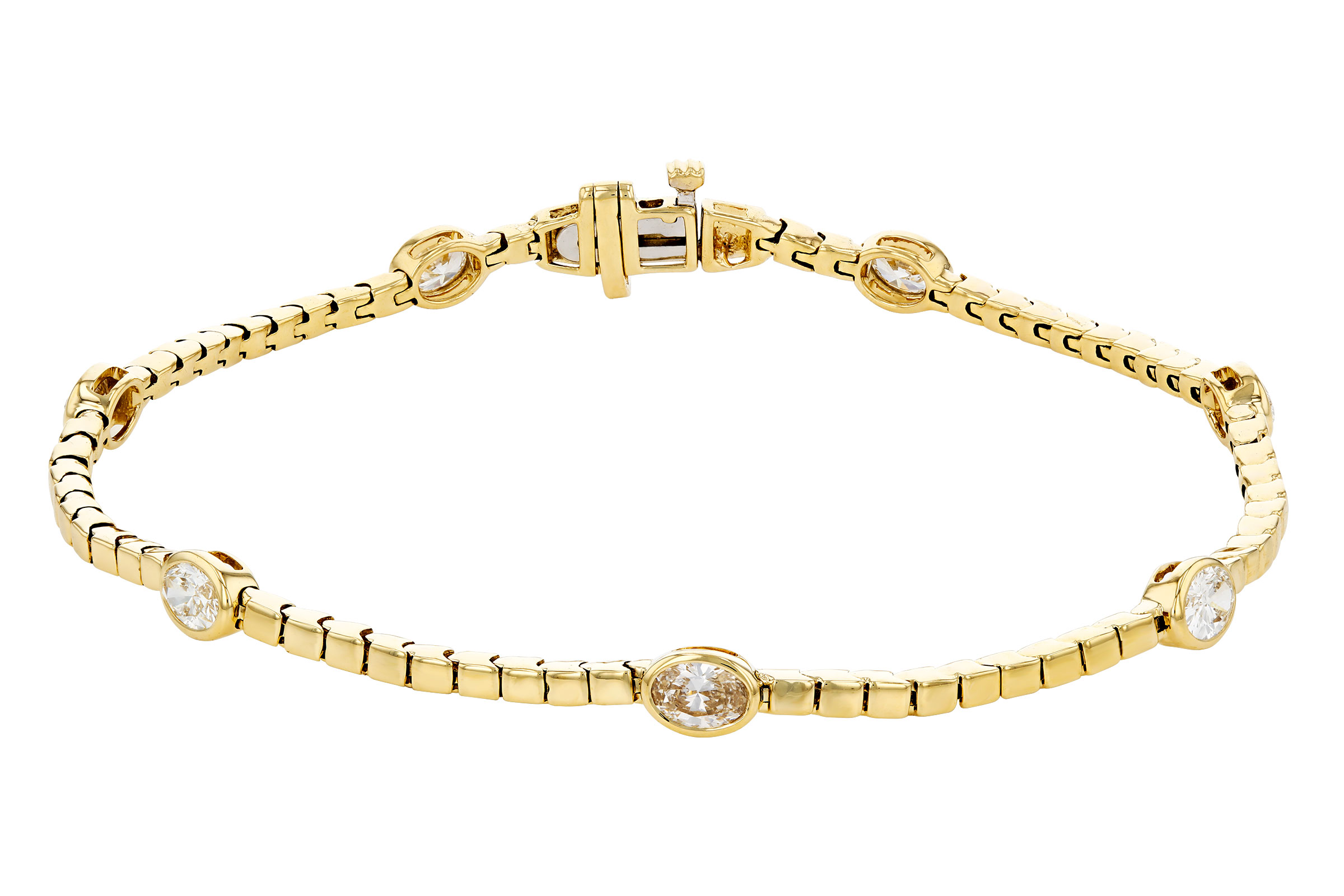 F330-56968: BRACELET 1.30 TW OVAL DIA (7")