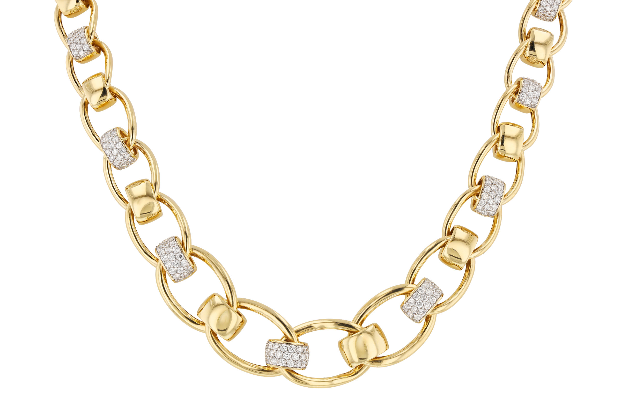 F330-56986: NECKLACE 2.00 TW (17")