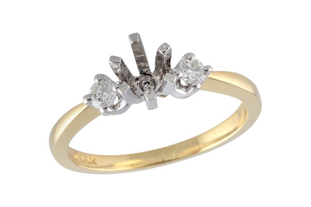 G060-57832: LDS SEMI DIA RING .14 TW