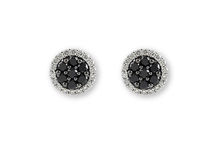 G241-53295: EARR .47 BLACK DIA .72 TW