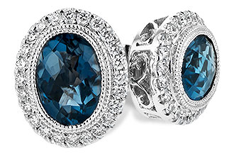 G244-19650: EARR 1.76 LONDON BLUE TOPAZ 2.01 TGW