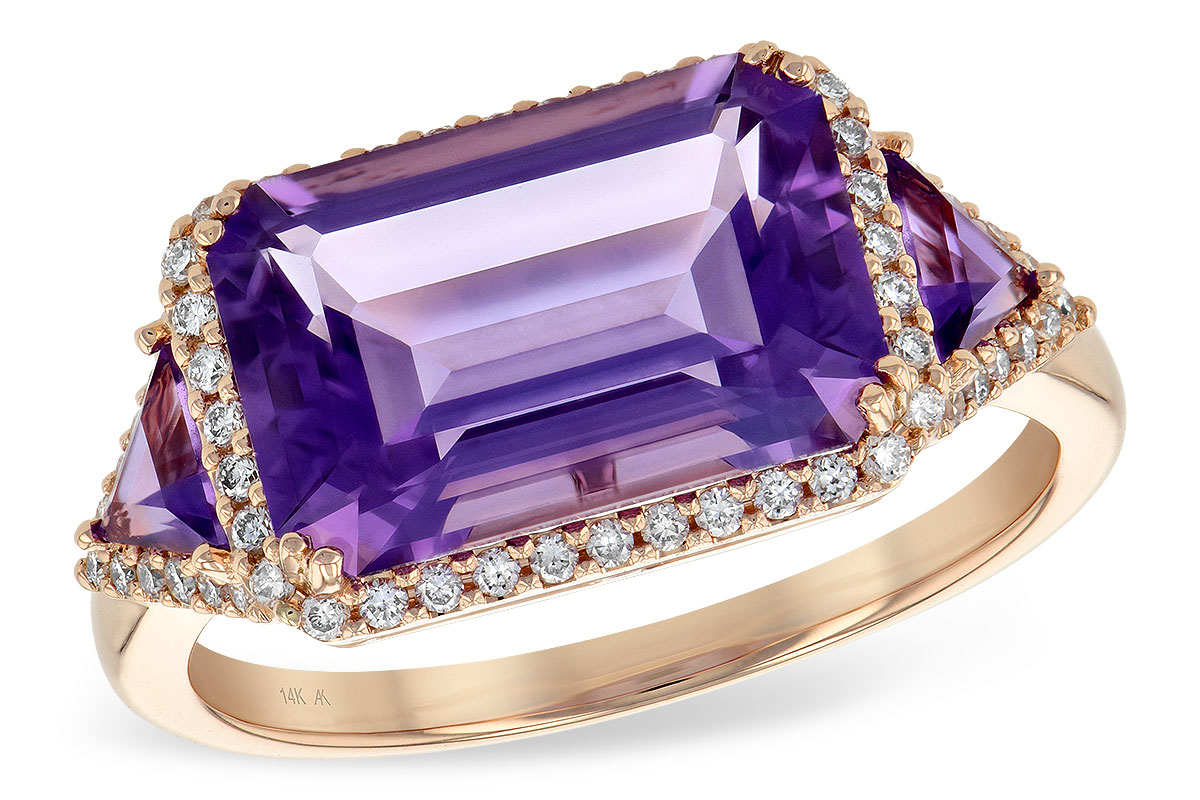 G245-10586: LDS RG 3.48 TW AMETHYST 3.70 TGW (12x8MM)