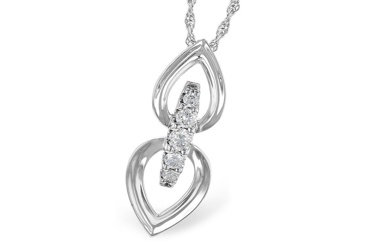 G327-84241: NECKLACE .22 TW